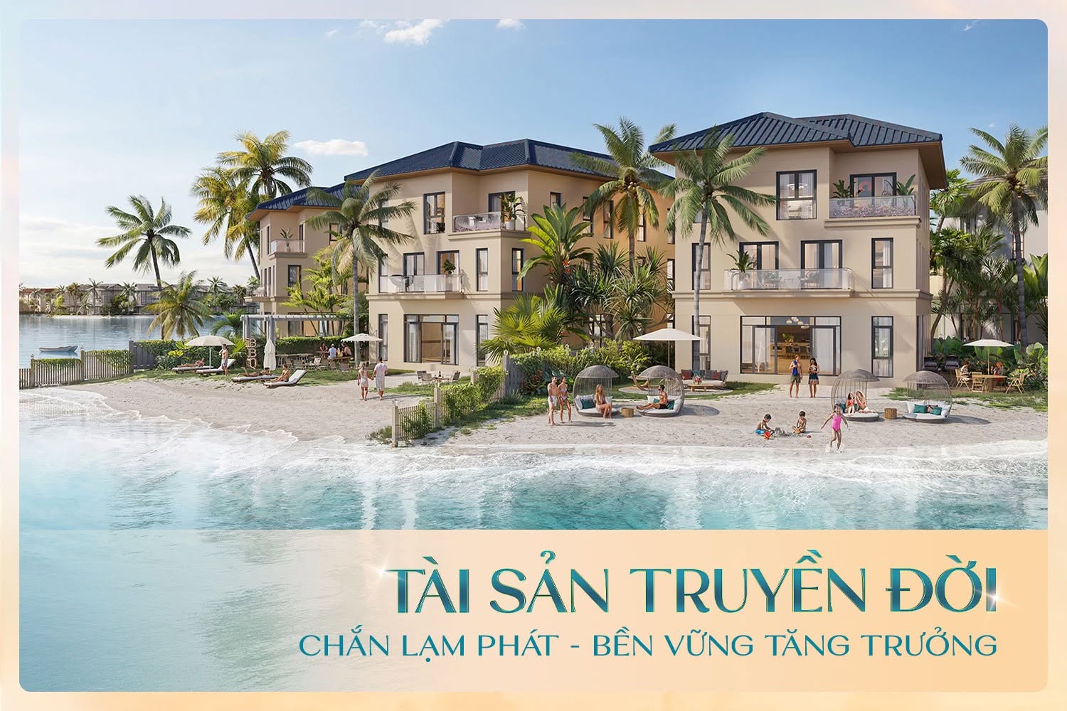 Tài sản truyền đời, chắn lạm phát, bền vững tăng trưởng tại Vinhomes Green Paradise Cần Giờ